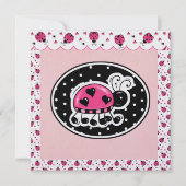 ラッキーレディバグ – SRF 招待状 (正面)