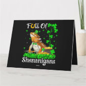 ラッキーレプラコーン シャムロック リーフ ヒゲドラゴン セントパトリック カード (裏面)