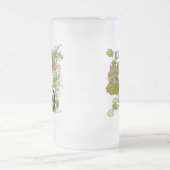 ラッキーレプラーアンと彼のアイルランドの城 フロストグラスビールジョッキ (中央)