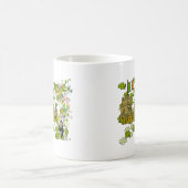 ラッキーレプラーアンと彼のアイルランドの城 モーフィングマグカップ (中央)