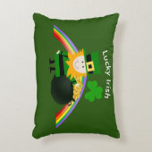 ラッキーレプレシャンサンパトリックの日訛り枕 アクセントクッション (正面(垂直))