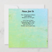 ラッキーレプレシャン金ゴールドレインボーセントパトリック広場 招待状 (裏面)