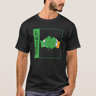 ラッキーレプレシャンIrish Clover St Patrick's Day Sha Tシャツ