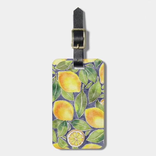 ラッキーレモン ラゲッジタグ (正面縦)