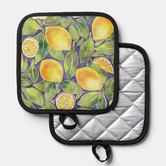 ラッキーレモン 鍋敷き (正面/裏面)