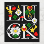 ラッキーワインラベル ワインラベル (シングルラベル)