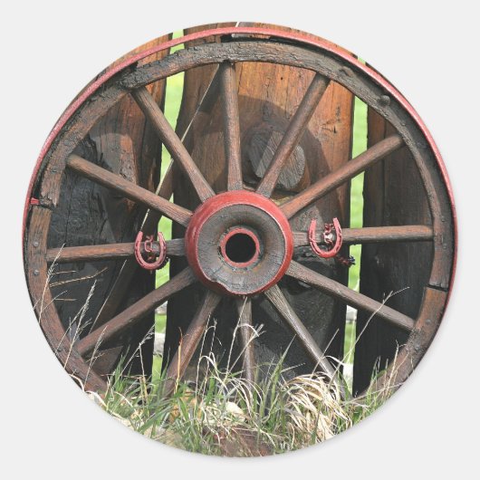 ラッキーワゴン車 ラウンドシール (正面)