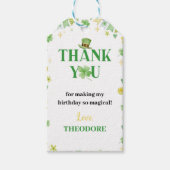 ラッキーワンサンキューラベル誕生日パーティー ギフトタグ (正面)