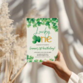 ラッキーワンシャムロック1st誕生日 招待状