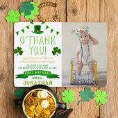 ラッキーワンシャルボード1st誕生日ありがとうござ実在う 箔招待状