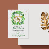 ラッキーワンセントパトリックの日の最初の誕生日 招待状