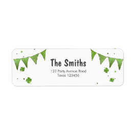 ラッキーワンセントパトリックの日差出人住所ラベル ラベル