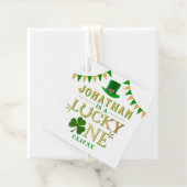 ラッキーワンセントパトリックの日1日の誕生日パーティー フェイバータグ (インサイチュ)