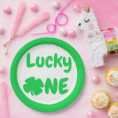 ラッキーワンセントパトリックの日1日 ペーパープレート (パーティー)