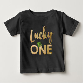 ラッキーワンセントパトリックの日Tシャツベビー幼児 ベビーTシャツ