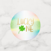 ラッキーワンセントパトリックスデイ誕生日 コンフェッティ (スモール正面)