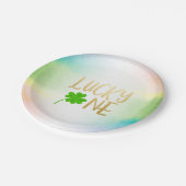 ラッキーワンセントパトリックスデイ誕生日 ペーパープレート (アングル)