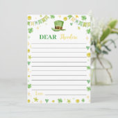 ラッキーワンタイムカプセルノートメッセージカード サンキューカード (スタンド正面)