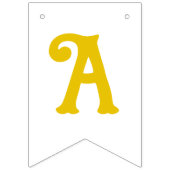 ラッキーワンハッピーファースト誕生日 バンティングフラッグ (第3の旗)