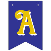 ラッキーワンハッピーファースト誕生日 バンティングフラッグ (第3の旗)