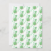 ラッキーワンファースト誕生日シャーロック 招待状 (裏面)