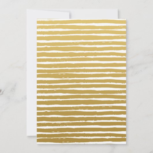 ラッキーワンファースト誕生日招待状St patty's day 招待状 (裏面)