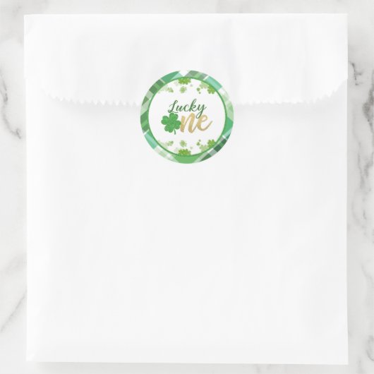 ラッキーワン誕生日シール ラウンドシール (バッグ)