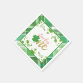 ラッキーワン誕生日ナプキンガール スタンダードカクテルナプキン (角)