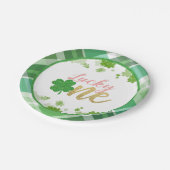 ラッキーワン誕生日プレート – ガール ペーパープレート (アングル)