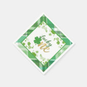 ラッキーワン誕生日 スタンダードカクテルナプキン (角)