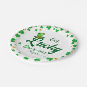 ラッキーワン – St.Patrick's Day First誕生日 ペーパープレート (アングル)