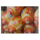 ラッキー中国の紙提灯 カッティングボード (正面)