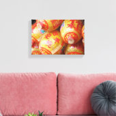 ラッキー中国の紙提灯 キャンバスプリント (インサイチュ (リビング))