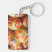 ラッキー中国の紙提灯 キーホルダー (裏面)