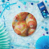 ラッキー中国の紙提灯 ペーパープレート (パーティー)