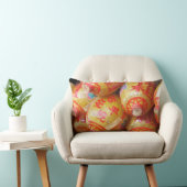 ラッキー中国の紙提灯 ランバークッション (椅子)