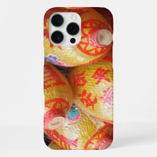 ラッキー中国の紙提灯 iPhoneケース (裏面)