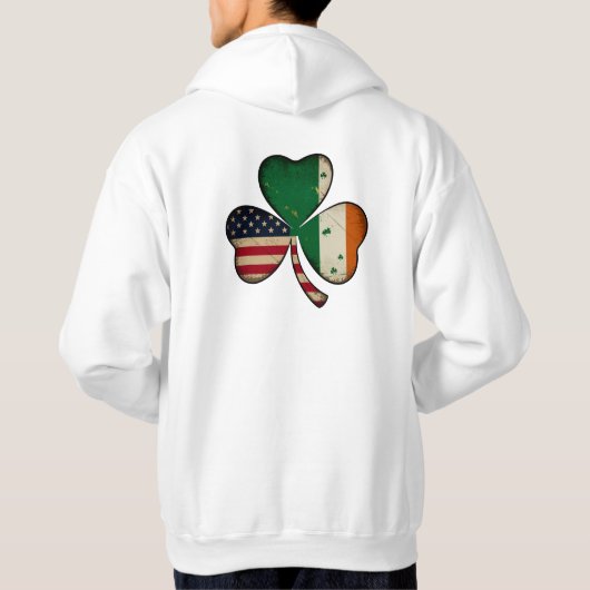 「ラッキー伝統」 🍀🇺🇸🇮🇪 パーカ (裏面)