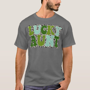 ラッキー叔母サンパトリックの日アイリッシュシャおもしろいマー Tシャツ