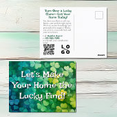 ラッキー実在エテート販売マーケティング ポストカード