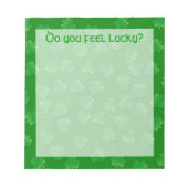 ラッキー感じか？ ノートパッド (正面)