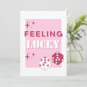 ラッキー感じラッキーな女の子、ラッキーな女の子、ピンク シーズンカード (スタンド正面)