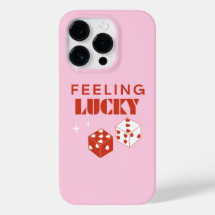 ラッキー感じラッキーな女の子、ラッキーな女の子、ピンク Case-Mate iPhone 14 PROケース
