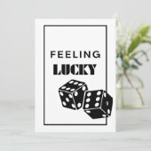 ラッキー感じラッキーな女の子、幸運な女の子、ブラック シーズンカード (スタンド正面)