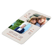 ラッキー持ってパパ2 Photo Father's Day Magnet マグネット (左側)