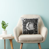 ラッキー数理マニフェスト魔法ブラック&ホワイト クッション (椅子)