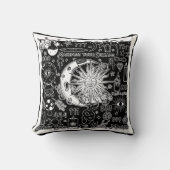 ラッキー数理マニフェスト魔法ブラック&ホワイト クッション (正面)