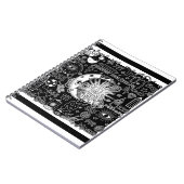 ラッキー数理マニフェスト魔法ブラック&ホワイト ノートブック (左側)