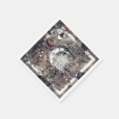 ラッキー数理マニフェスト魔法銀河系 グランジ スタンダードカクテルナプキン (角)