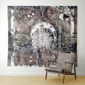 ラッキー数理マニフェスト魔法銀河系 グランジ タペストリー (インサイチュ(横))